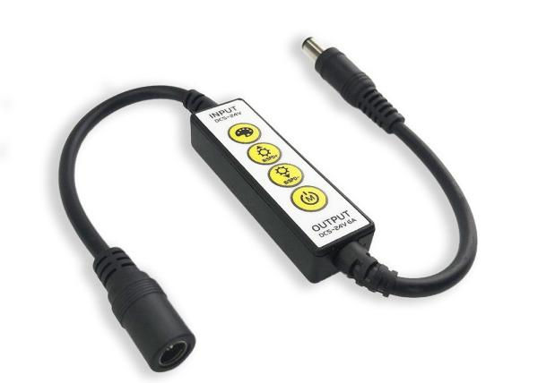 1 PWM Output Channel Button LED Mini Controller LED Monochrome Light Bar