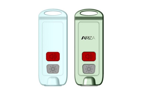 Cheap Self Defense 130dB Personal Alarm Keychain With LED Flashlight for sale