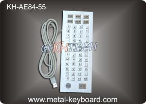 Best 55 Keys Industrial Metal Keyboard Anti Vandal With Customized Layout wholesale