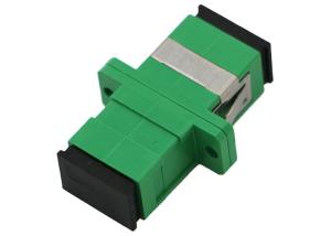 China PVC OEM ODM Sc Simplex Adapter / Single Fibers Optical Cable Coupler on sale