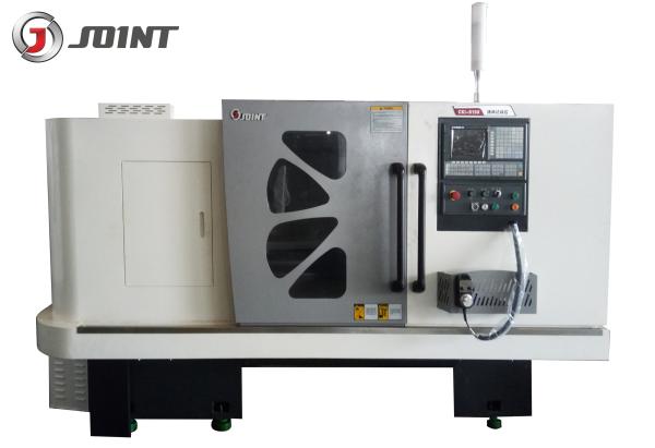 Cheap Flat Bed CNC Horizontal Lathe Machine , Computerized Lathe Machine 250mm Chuck for sale