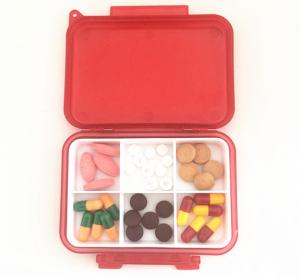 Best HS-P33 Waterproof weekly pill box mini for promotion FDA CE ISO wholesale