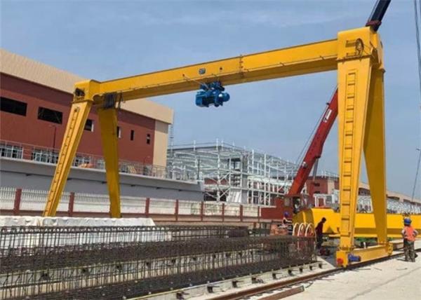 Cheap Factory 5T 10T 16T Travelling Rail Gantry Crane Single Bridge Trolley for sale