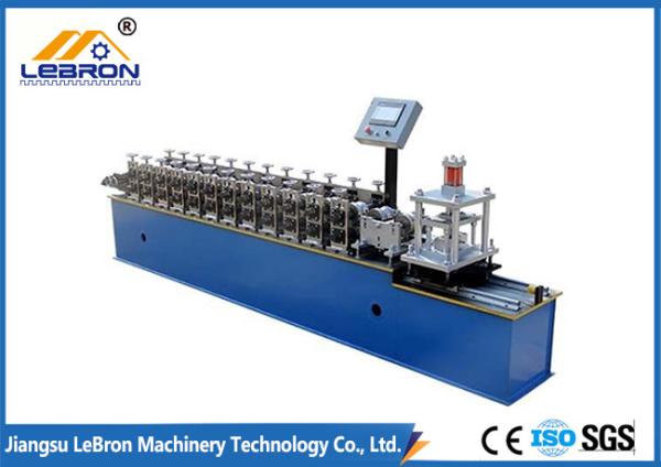 Cheap Galvanized Steel Rolling Shutter Slats Roll Forming Machine 3 KW Hydraulic Power for sale
