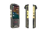 Handheld RFID Android Barcode Scanners With Display / Keypad NFC Integrated