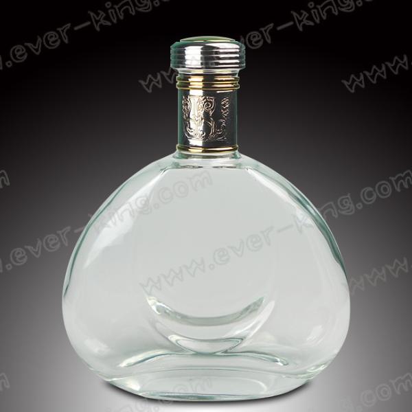 Cheap Electroplating 750ML Cognac Empty Alcohol Bottles for sale