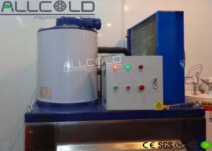 2 Tons / Day Electrical Salt Water Flake Ice Machine , Flake Ice Making Machine