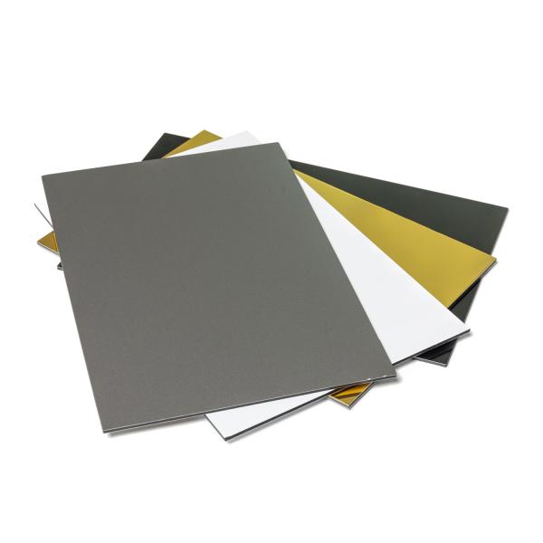 Cheap PE PVDF grey color Aluminium Composite Panel acm acp with 3mm/4mm/5mm for sale