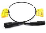 Two Cores Armored Fiber Optical Patch Cord Single / Multi Mode Type