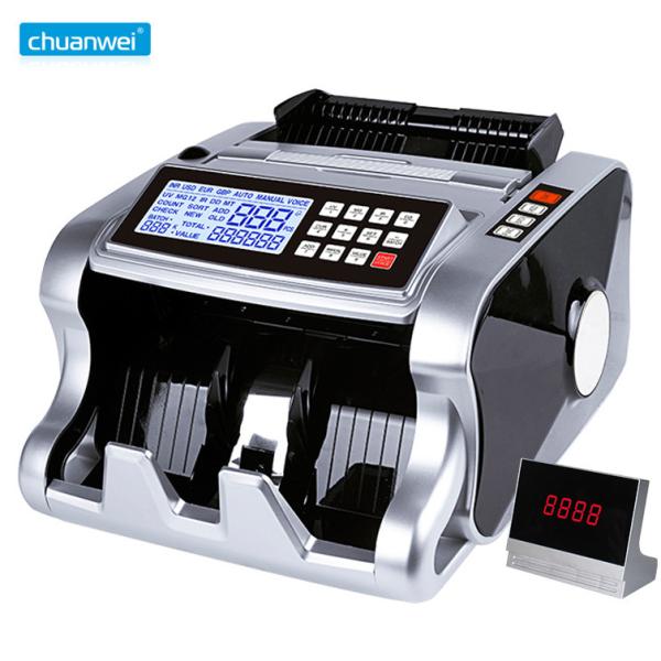 Cheap Compact UV MG Detection Money Counter Note Counting Machine for sale