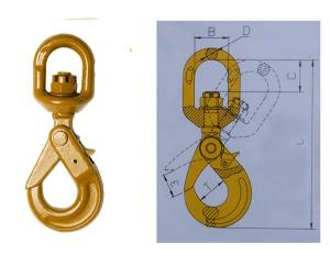 China JTR-HL06 G80 European Swivel Self-Locking Hook on sale