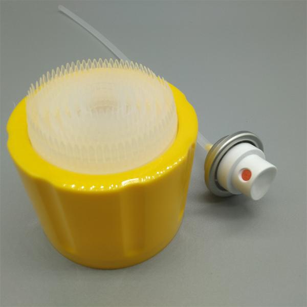 Cheap Secure Aerosol Cap And Foam Cleaner Valve For Consistent Spray Output for sale
