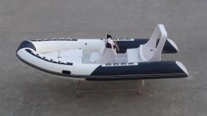 Inflatable Rigid Boats With Center Console , 5.2m ORCA Hypalon Inflatable Motor Boat