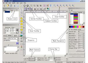 1D 2D 3D EZCAD2  Laser Marker Software Powerful For Laser Machine