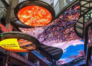 China Waterproof Outdoor Advertising LED Display Screen PCB Irregular LED Screen on sale