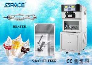 Best Low Noise 3 Flavors Soft Ice Cream Machine / Commercial Ice Cream Making Machine wholesale