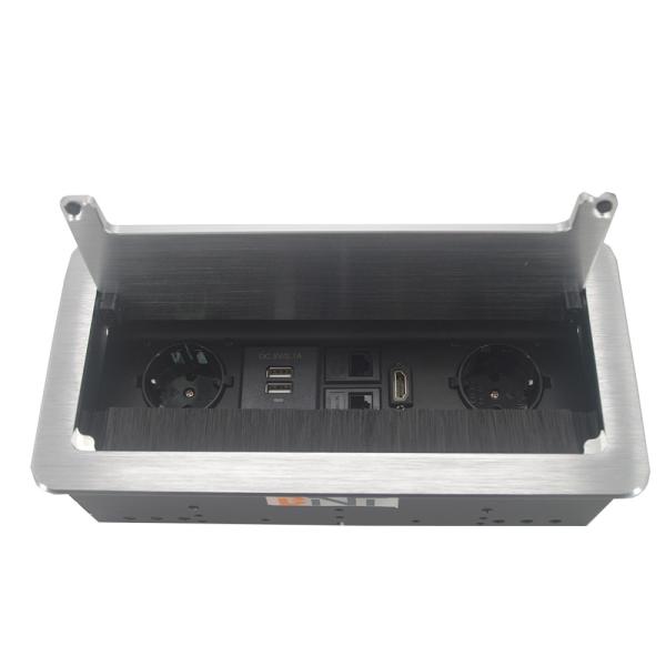 Cheap Conference Table Power Outlets Office Hidden Desktop Power Socket Box for sale