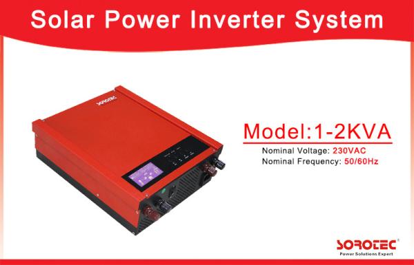 Cheap High Frequency Solar Power Inverters / 40A PWM Solar Based Inverter with 1KVA ~2KVA Capacity for sale