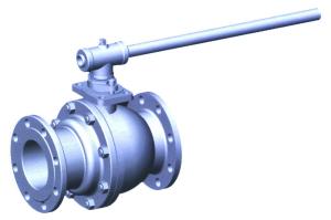 Best CS API 6D DIN Floating Ball Valve Flanged With PTFE Seat Q41F/H/Y-150Lb wholesale