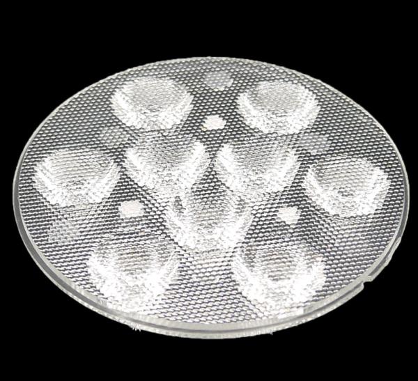 Cheap 9W Round LED Optics Reflector , PMMA LED Light Array For Road Lamp for sale