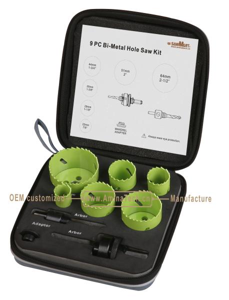 Cheap 9PC Bi-Metal Hole Saw Kit,Power Tools,Drill Bits for sale