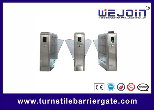 Cheap Access Control Flap Barrier Gate Anti Reversing Turnstile Gate Entry Systems for sale