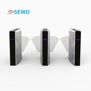 Best Modern Environments Flap Barrier Gates With High End Design And RS485 TCP/IP Communication wholesale