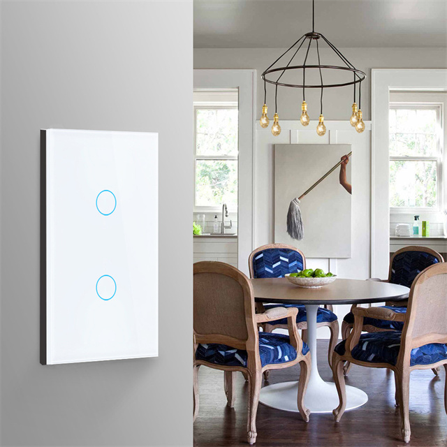 2.4GHz Tuya 4 Gang Smart Light Switch EU 3 Gang Wifi Light Switch