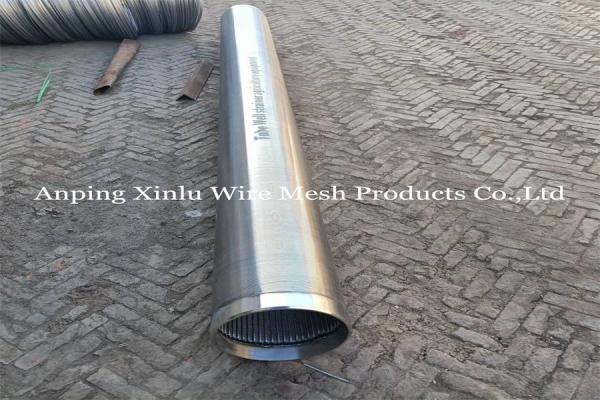 Cheap 9-5/8" SS Galvanized Wedge Wire Screen Pipe Wrap Johnson Wire Screen Water Filter Tube for sale