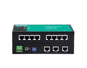 China 8 Serial Ports Modbus Ethernet Gateway With IP30 Protection Housing on sale
