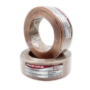 China Audio Cable 2 Core 54*0.12mm 39*0.12mm Copper CCA OFC Speaker Cable Wire Transparent Speaker Cable Bare Tinned Copper OF on sale