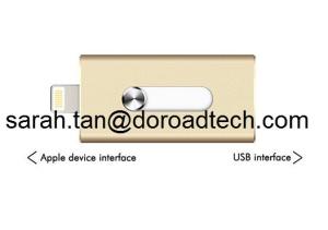 Best i-Flash Drive Dual Ports Lightning Data for iPhone USB Flash Drive for PC/MAC 32GB Storage wholesale