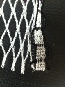 Best Custom White Knitted Knotless Net , Ornament Monofilament Netting wholesale