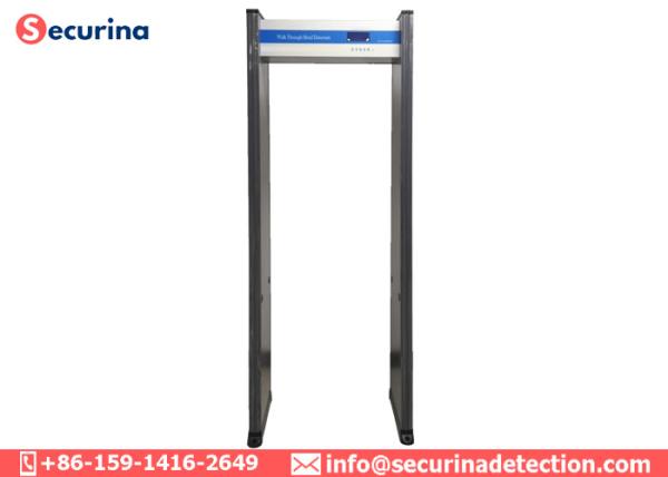 Cheap Wide Applications Door Frame Metal Detector 6 Detecting Zones For Public Security for sale