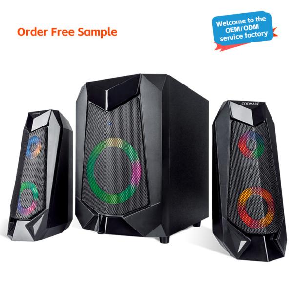 Cheap RGB LED Lighting 2.1 Channel Speakers Audio System SKD for Professional Surround Sound for sale