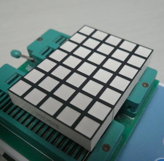 Cheap Square Dot Matrix Led Display , 5x7 Dot Matrix LED Running Display for sale