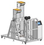 1.2KW Drop Testing Machine / Mobile Phones PDA Drop Tower Impact Test