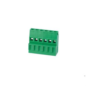 Green Wire Bus Bar Screw Terminal Block Pcb Type Connector HQ128H-5.0/5.08