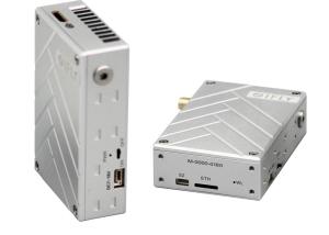 AES-128bit Encryption long range Drone video transmitter with 98g weight and 15-30ms latency