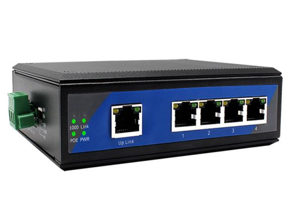 Cheap 5 Port 100M Industrial Ethernet Switch Store And Forward Support VLAN CBIT for sale