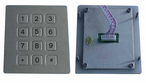 Cheap Dot matrix flexible programmble durable Metal Keypad , usb numeric keypads for sale