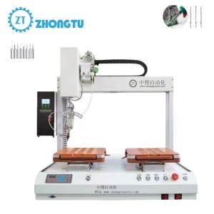 Best PCB Board Automatic Soldering Machine With Double Platforms with R Axis Automatic Soldering Machine wholesale