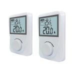 Riseem 230V LCD Display Omron Relay Wired Room Non-programmable Thermostat For