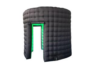 Best Pop Up Photo Booth Enclosure LED Inflatabl Booth Customized Size 3*2.7 M wholesale