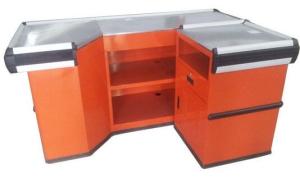China Cashier Table Durable Supermarket / Retail Store Counters Desk For Checkout on sale