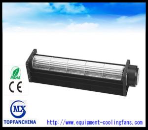24 V tangential cross flow fan For Refrigerator , 60mm X 240mm Industrial DC Cross Flow Fan