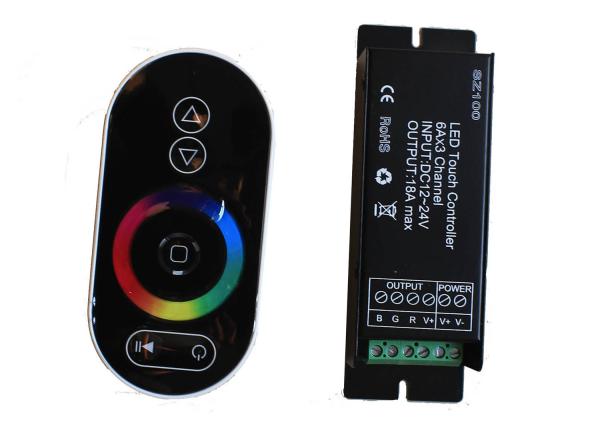 Cheap 24V Remote RGB Controller , Lightweight Digital Led Strip Light Controller for sale