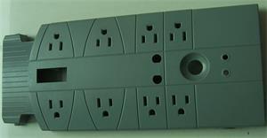China plastic socket enclosure housing and accessories ABS material Gray color made in China, Cheap on sale