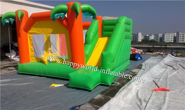 Cheap bnouncy castle , inflatable bouncer slide combo , bouncy castle with slide for sale