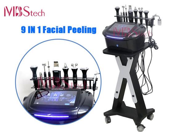 Cheap 9 In 1 Skin Cleansing Microdermabrasion Hydro Facial Machines for sale
